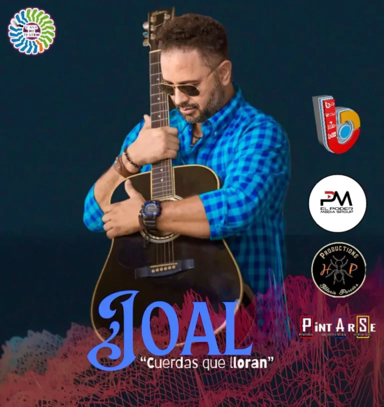 El cantautor Joal dará un espectacular concierto titulado «Cuerdas que expresan dolor» en la Casa de Teatro. El cantautor Joal dará un espectacular concierto titulado "Cuerdas que expresan dolor" en la Casa de Teatro.