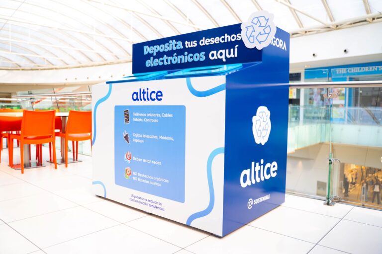 altice-amplia-su-red-de-recoleccion-de-desechos-electronicos-en-agora-mall