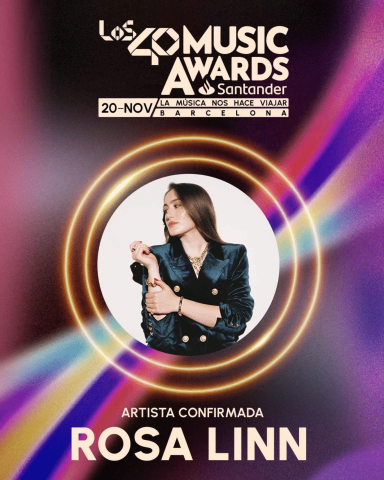 Rosa Linn confirmada para LOS40 Music Awards Santander 2026